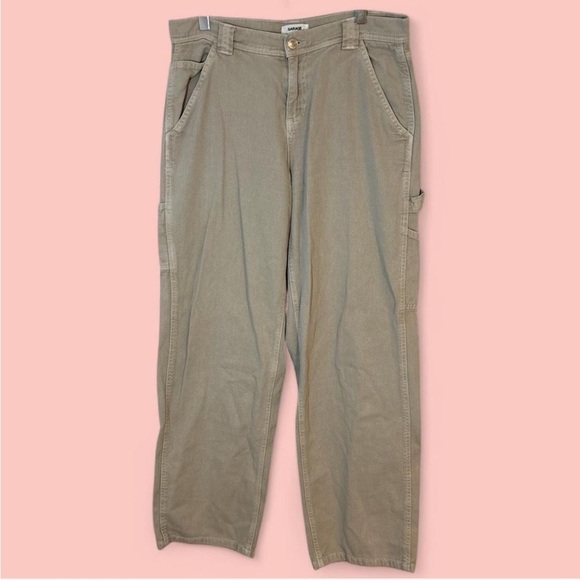 Garage Low Rise Carpenter Pants Khaki - Picture 3 of 5